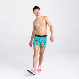 Droptemp Cooling Cotton Boxer Brief / Sand Blast Teal