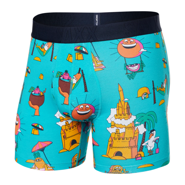 SAXX Underwear Droptemp™ Cooling Cotton Boxer Brief Fly