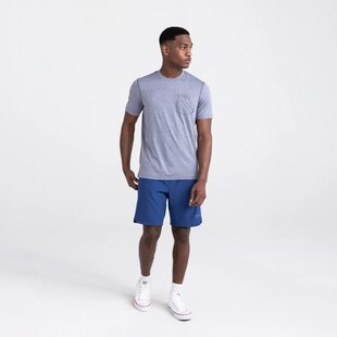 Droptemp All Day Cooling Short Sleeve Pocket Tee / Shark Heather