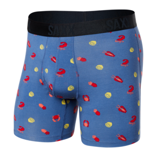 22nd Century Silk Boxer Brief Fly / Navy See Food