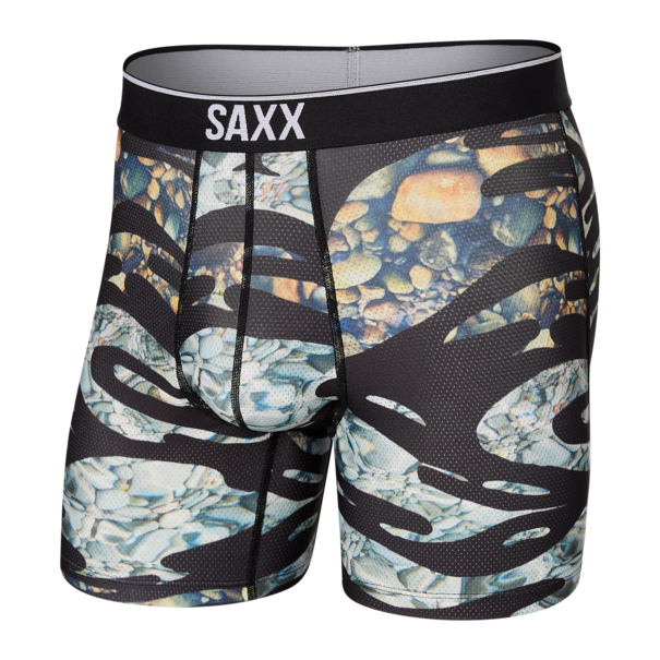 SAXX Underwear Volt Breathable Mesh Boxer Brief / Ripple Camo