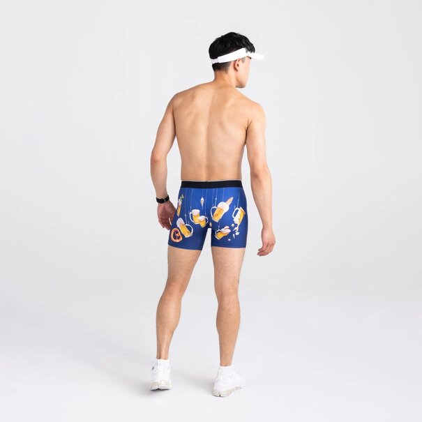 SAXX Underwear Volt Breathable Mesh Boxer Brief / Navy Fresh Catch