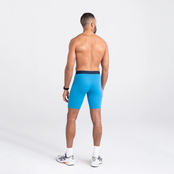 SAXX Underwear Quest Quick Dry Mesh Long Leg Fly / Tropical Blue