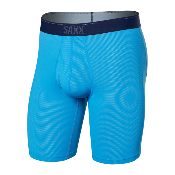 SAXX Underwear Quest Quick Dry Mesh Long Leg Fly / Tropical Blue