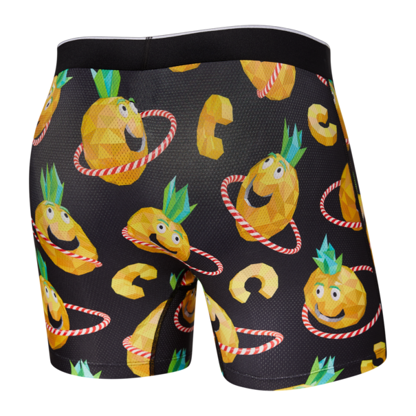 SAXX Underwear Volt Breathable Mesh Boxer Brief / Pineapple Hula