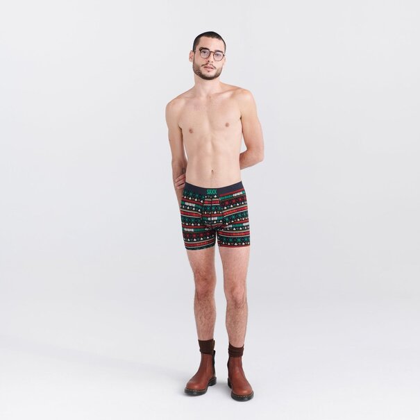 SAXX Underwear Ultra Super Soft Boxer Briefs / Holiday Sweater