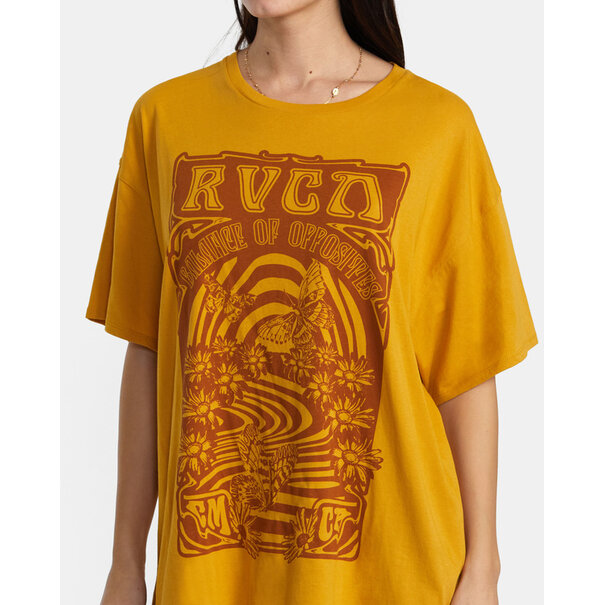 RVCA Swirl Short Sleeve / Bronze