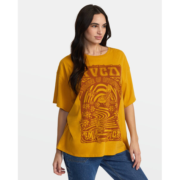 RVCA Swirl Short Sleeve / Bronze