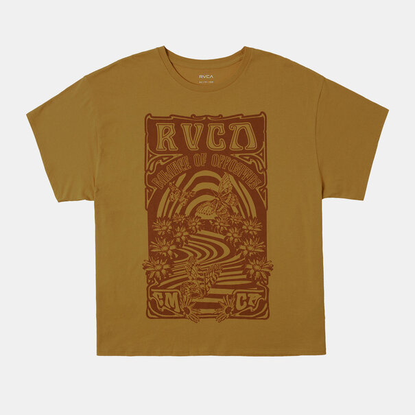 RVCA Swirl Short Sleeve / Bronze