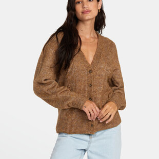 Sweetheart Cardigan / Bronze