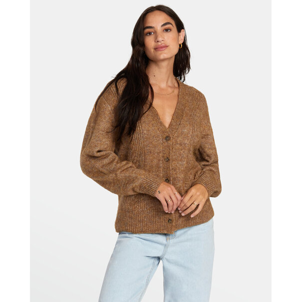 RVCA Sweetheart Cardigan / Bronze
