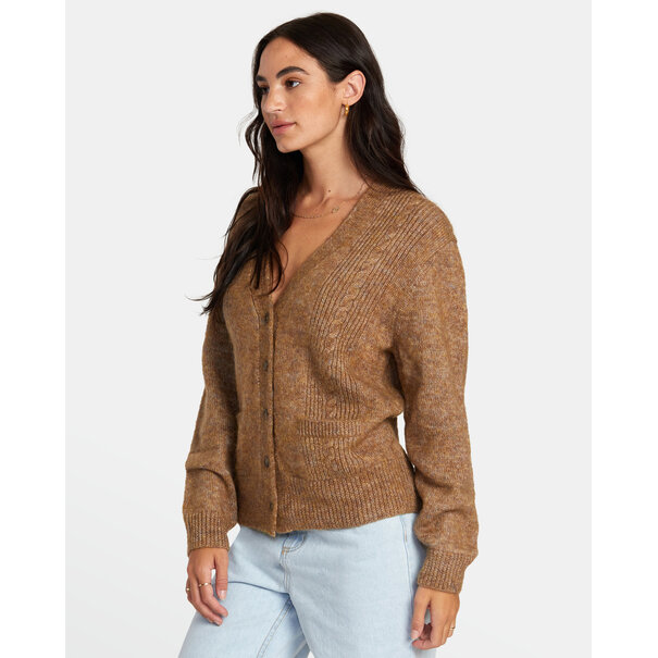 RVCA Sweetheart Cardigan / Bronze