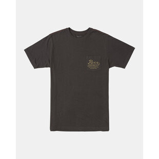 Valley Script Tee / Pirate Black