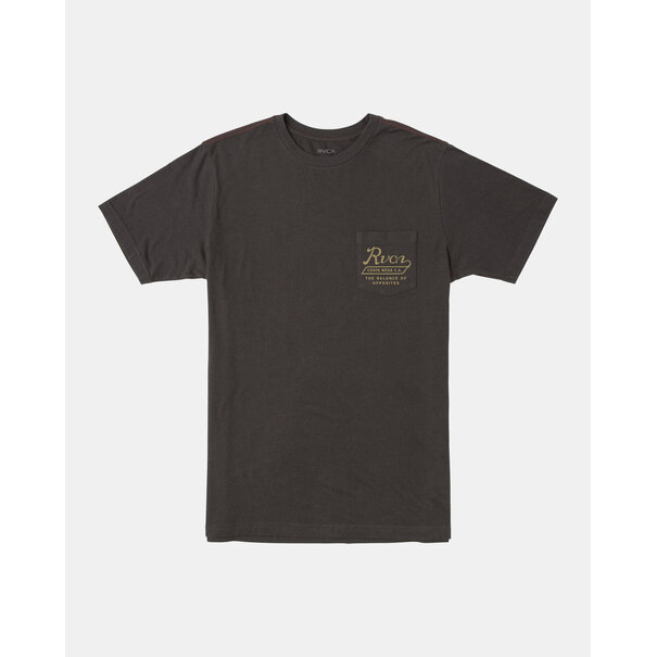 RVCA Valley Script Tee / Pirate Black