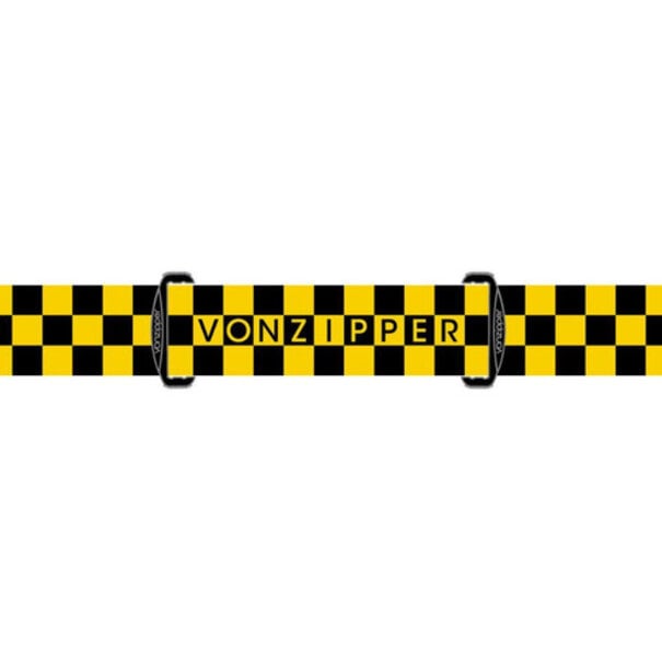 Vonzipper Encore Caution Tape Yellow With Blackout Lenses