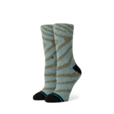 Womens Night Owl Crew Socks - Teal