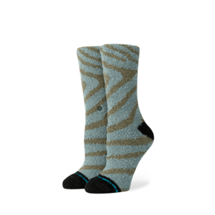 Womens Night Owl Crew Socks - Teal