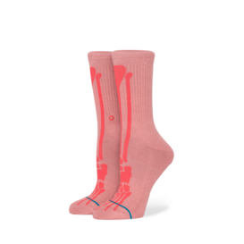 Womens Twenty Six Crew Socks - Dusty Rose
