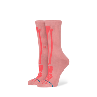 Womens Twenty Six Crew Socks - Dusty Rose