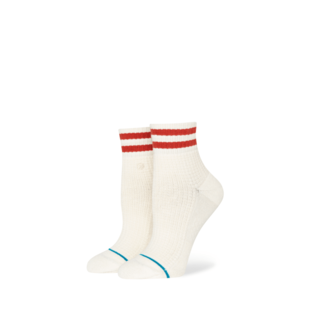 Womens Waffles N Butter Quarter Socks - Off White