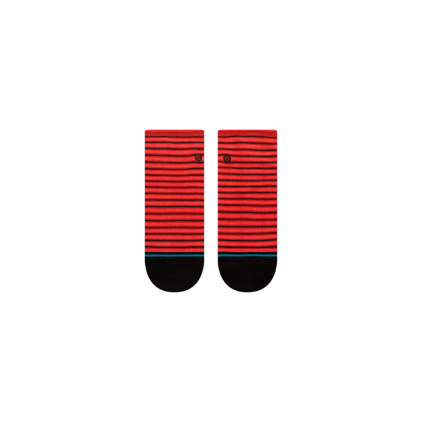 Stance Socks Womens Red Fade Quarter Socks