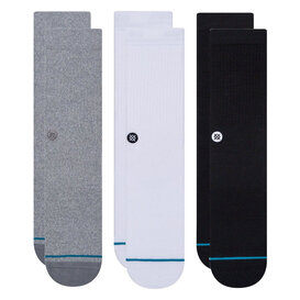 Icon Crew Socks 3 Pack / Multi