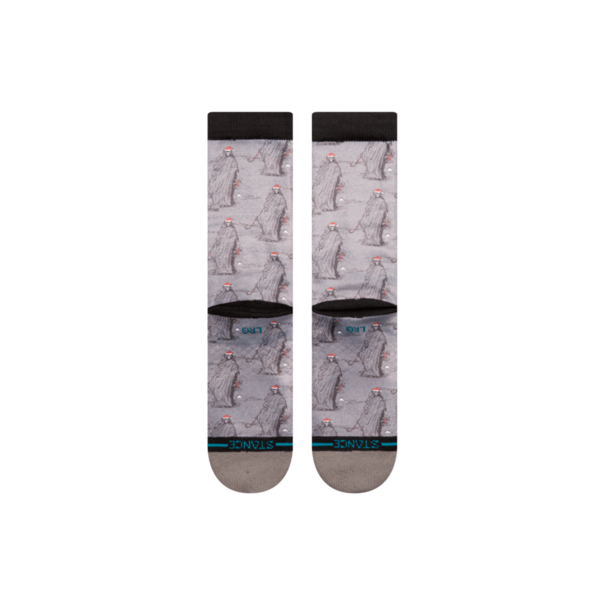 Stance Socks Happy Holideath Crew Sock / Grey