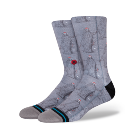 Happy Holideath Crew Sock / Grey