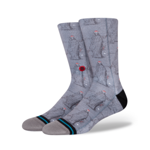 Happy Holideath Crew Sock / Grey