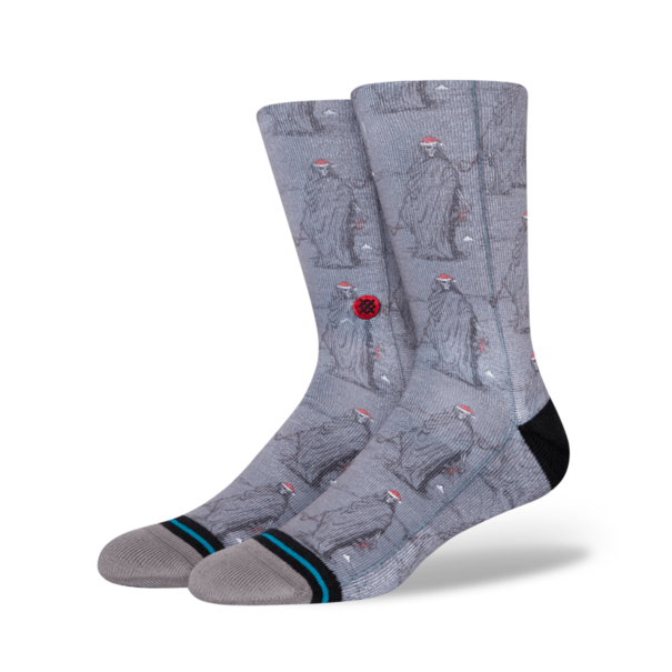 Stance Socks Happy Holideath Crew Sock / Grey
