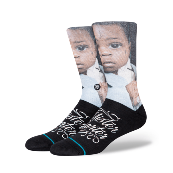 Stance Socks Lil Wayne Mister Carter Crew Socks / Black