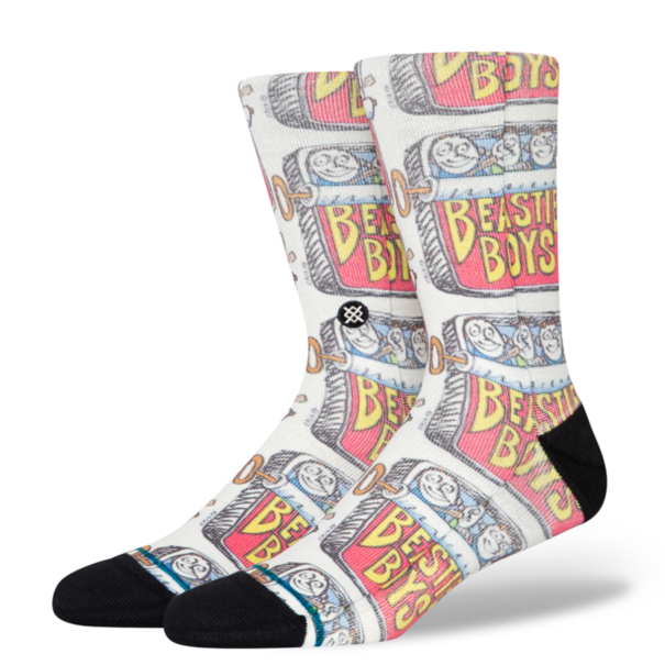 STANCE SOCKS Beastie Boys Canned Crew Socks / Beige