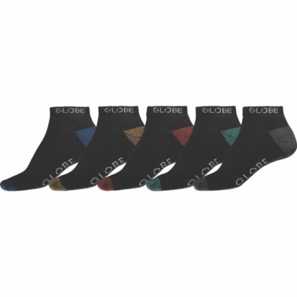 Globe Shoes and Skateboards Ingles Ankle Socks / 5 Pack