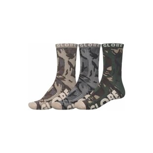 eco camo crew sock 3 pack