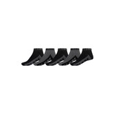 Ankle Socks 5 Pack / Black and Grey