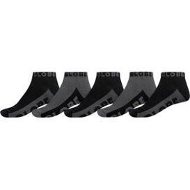 Ankle Socks 5 Pack / Black and Grey