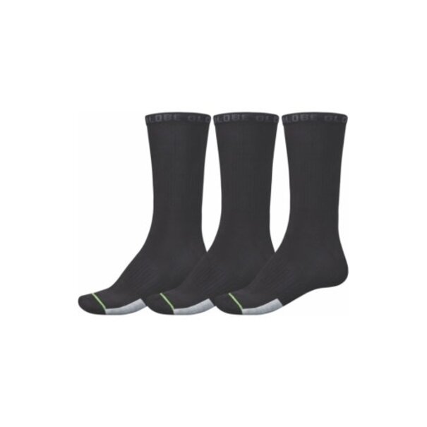 Globe Shoes and Skateboards low impact crew sock 3 pack