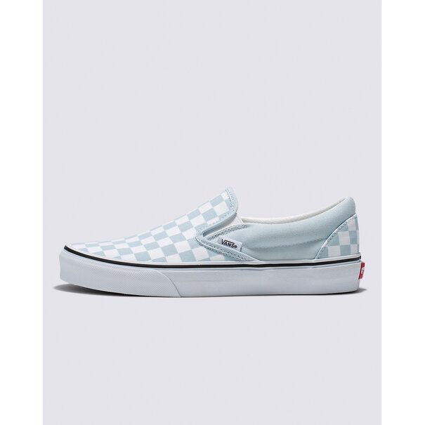Vans Footwear Fu Classic Slip-On (Checkerboard) Baby Blue/