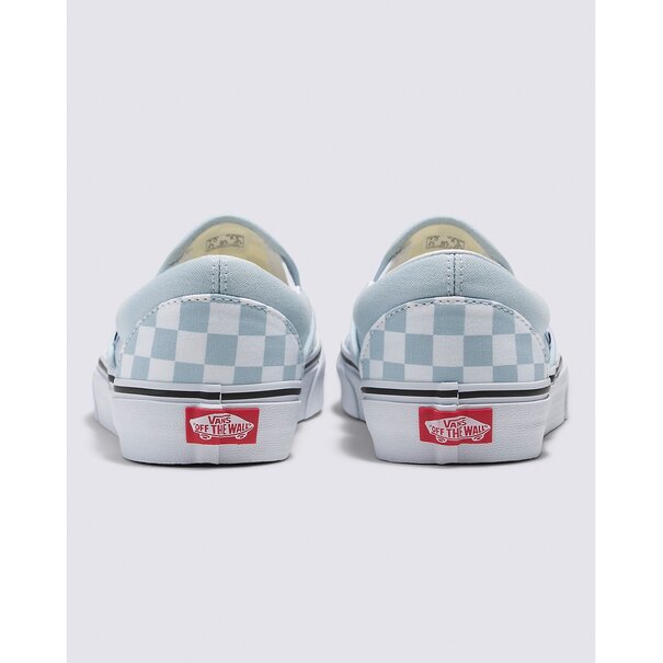 Vans Footwear Fu Classic Slip-On (Checkerboard) Baby Blue/