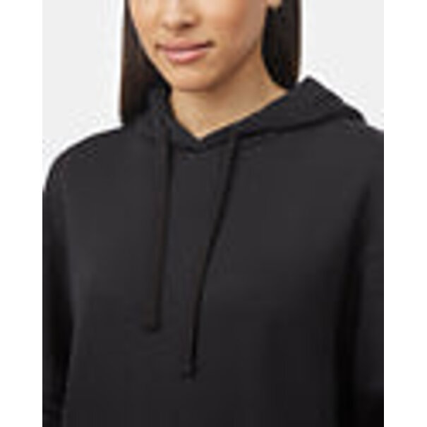 TEN TREE Tree Fleece Oversized Hoodie / Meteorite Black