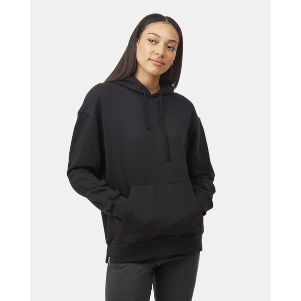 TEN TREE Tree Fleece Oversized Hoodie / Meteorite Black