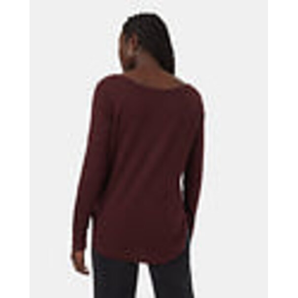 TEN TREE Tree Waffle Crew Long Sleeve / Mulberry