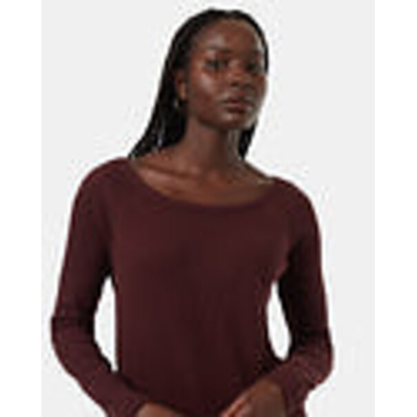 TEN TREE Tree Waffle Crew Long Sleeve / Mulberry