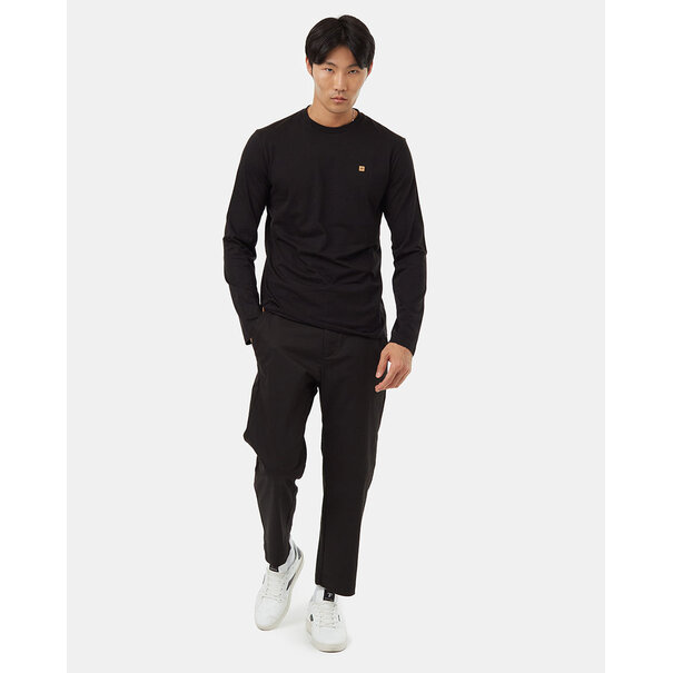TEN TREE Tree Blend Long Sleeve Tee / Meteorite Black Heather