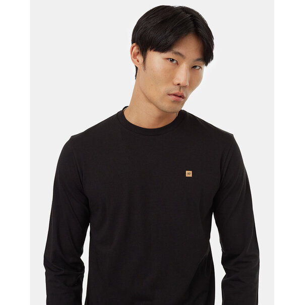 TEN TREE Tree Blend Long Sleeve Tee / Meteorite Black Heather