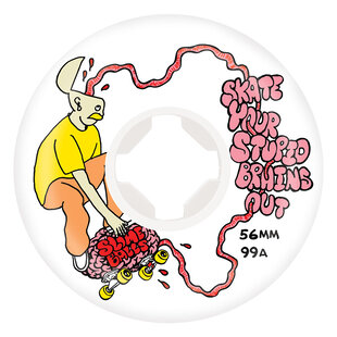 Stupid Brains Speed Balls White 99A 56mm