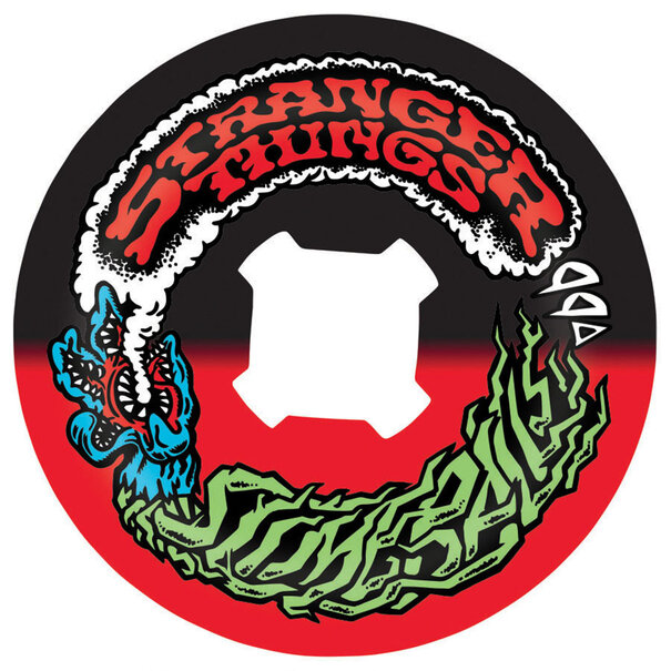 Slime Balls Wheels Stranger Things Vomits Red and Black 99A 54mm