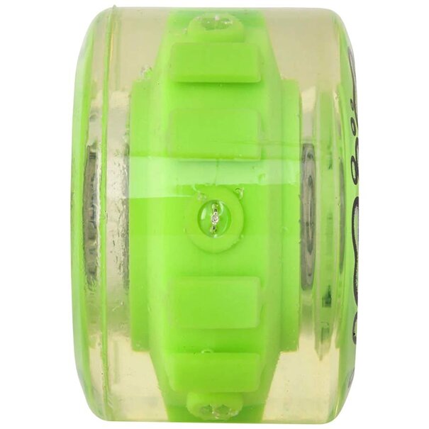 Slime Balls Wheels Light Up With Green Led Bearings OG Slime 78A 60mm