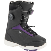 Scala Boa Boots / Black and Purple