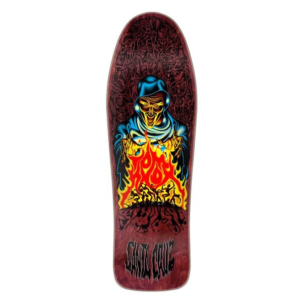 Santa Cruz Skateboards Knox Firepit Reissue Wood Grain Deck / 10x31.3
